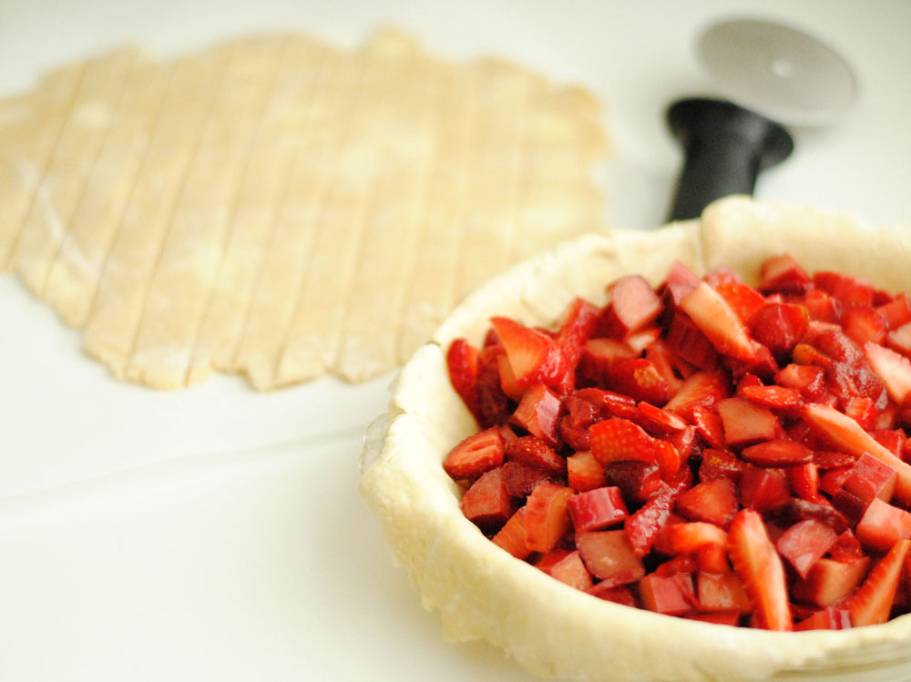 Strawberry Rhubarb Pie Hottie Biscotti