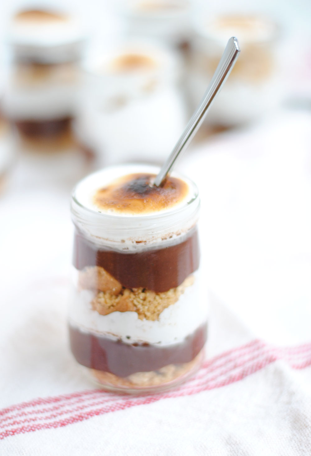 S'mores Pudding Cups Hottie Biscotti